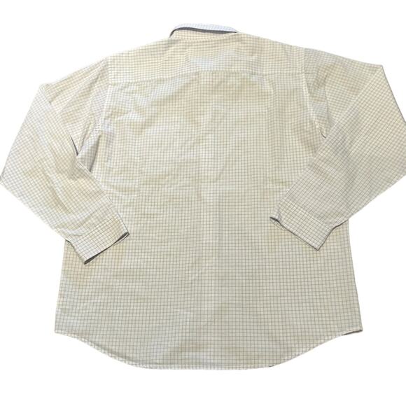 OU University of Oklahoma Men’s Large White & Gray Long Sleeve Button Down Shirt - Picture 2 of 8